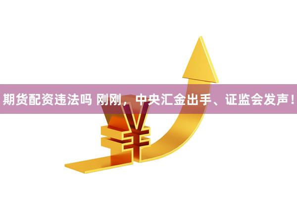 期货配资违法吗 刚刚,中央汇金出手、证监会发声!